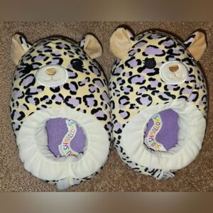 Squishmallows Slippers Ashlyn The Purple Cheetah, Size Girls 2/3